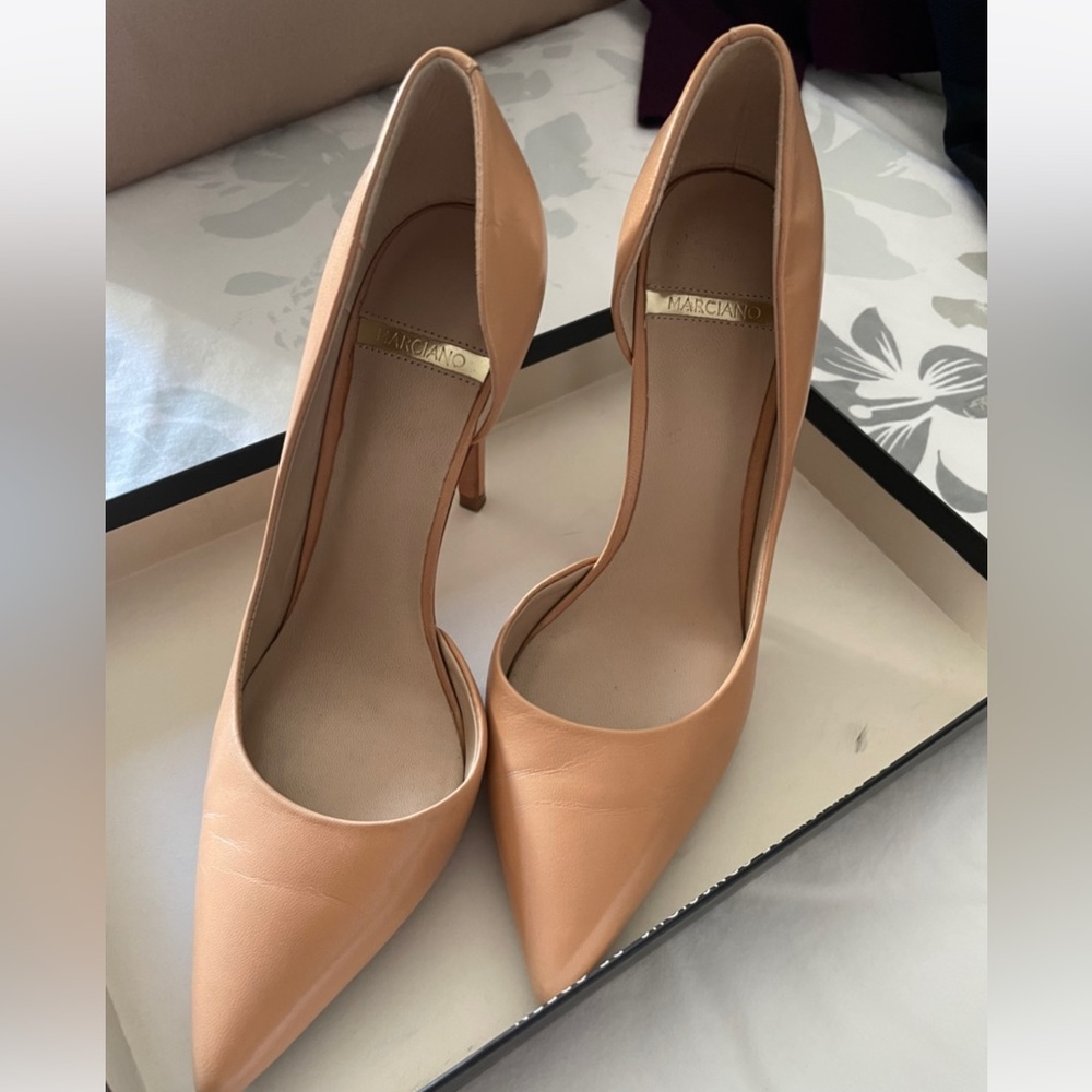 Marciano Women's Tan Pumps